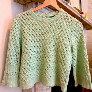 NONAME Cashmere Mint Green Women's 100% Cashmere Sweater, Fits xs-s